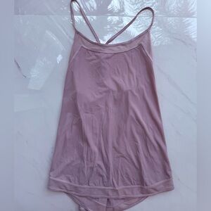 Lululemon Mix and Mesh Tank Porcelain Pink
